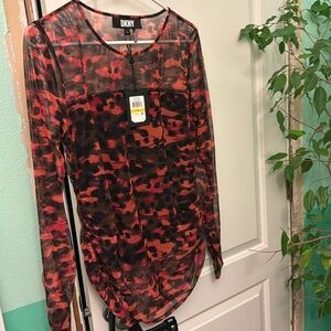 Dkny mesh top